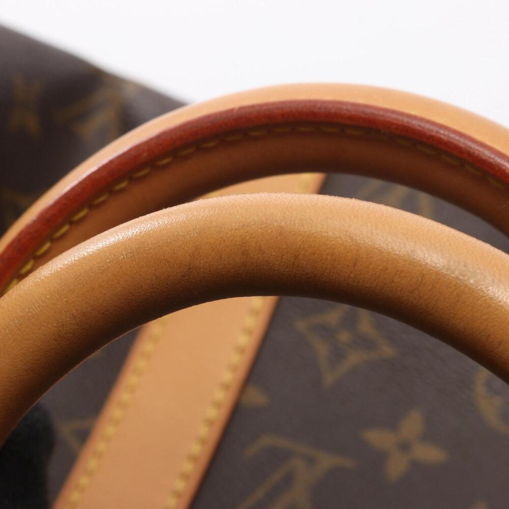 LOUIS VUITTON Brown Monogram Leather Keepall 50 Boston Bag - Picture 8 of 10